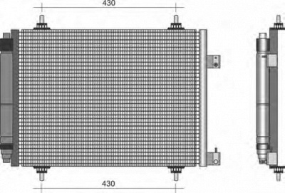 MAGNETI MARELLI 350203332000 -  Конденсатор, кондиционер